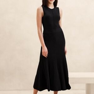 Banana Republic Black Midi Dress